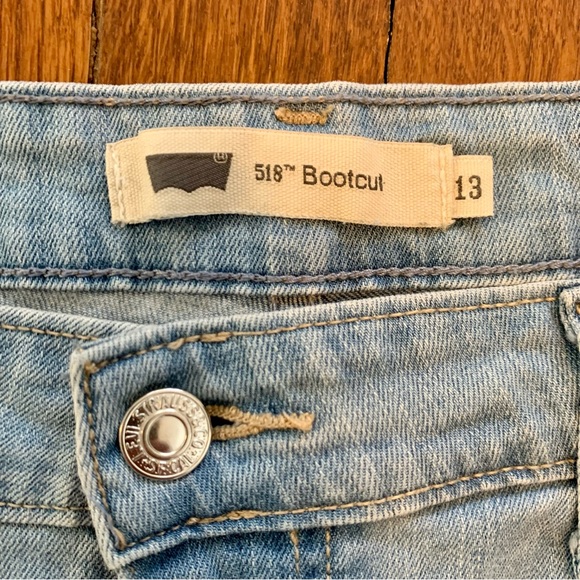 Levi’s 518 Bootcut Low-Rise Jeans Size 13 - Picture 2 of 7
